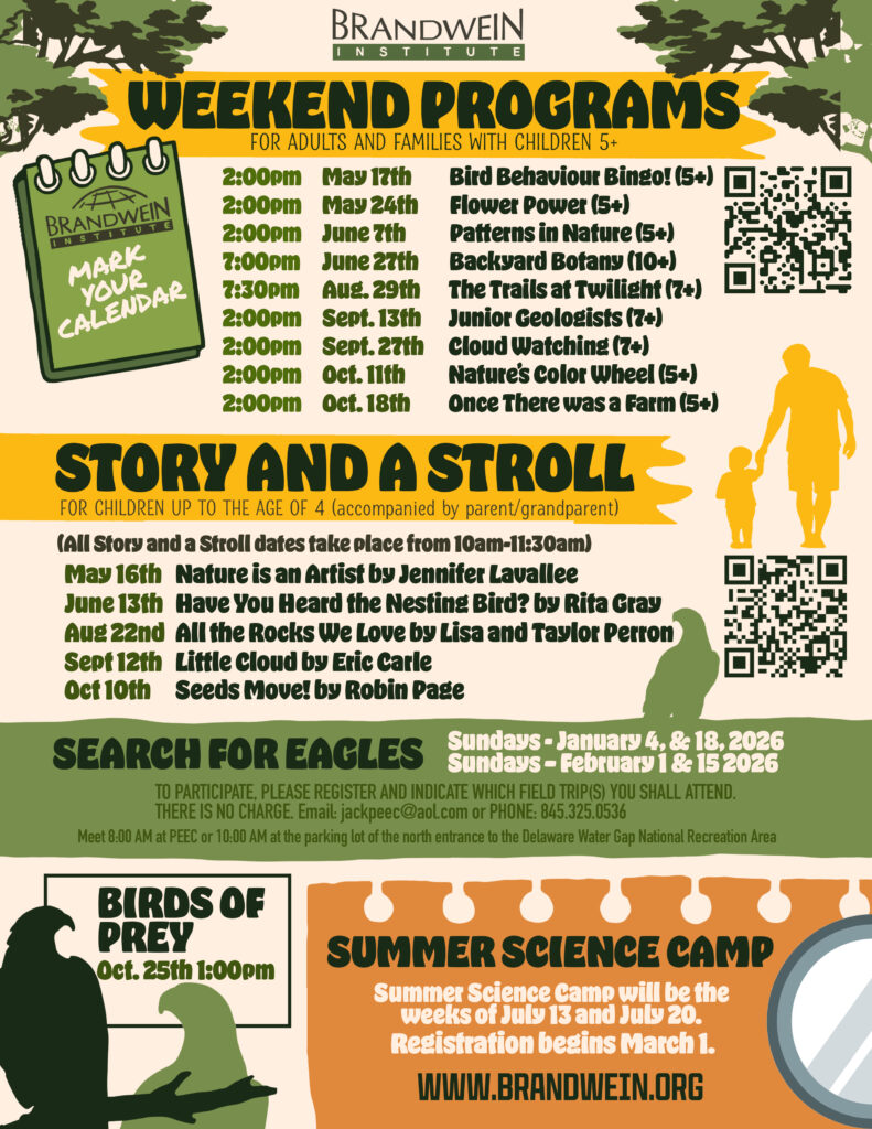 Brandwein Institute events calendar for 2026